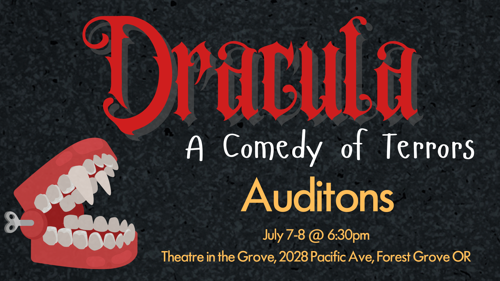 Announcement Dracula poster